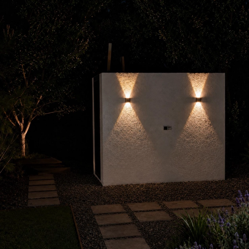 LUMINARIA SOLAR DE MURO APLIQUE CCT BIDIRECCIONAL EXTERIOR - 8