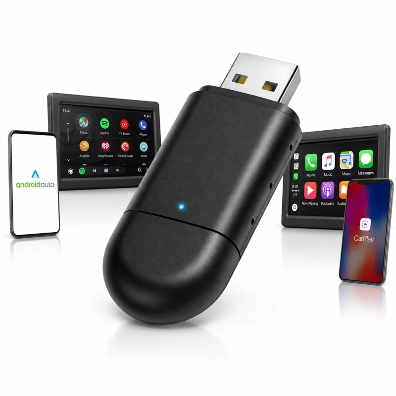 OEM CONVERSOR INALAMBRICO PARA TRANSMITIR CARPLAY & ANDROID AUTO WIRELESS