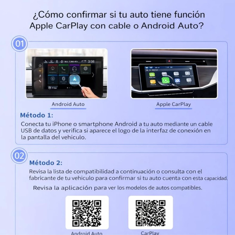 CONVERSOR INALAMBRICO PARA TRANSMITIR CARPLAY & ANDROID AUTO WIRELESS - 7