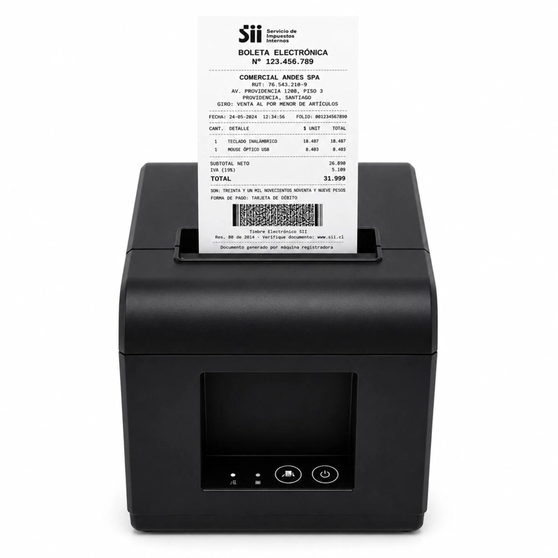 IMPRESORA TE RMICA BLUETOOTH 80MM  MULTIPLATAFORMAS 230MM / S - 5