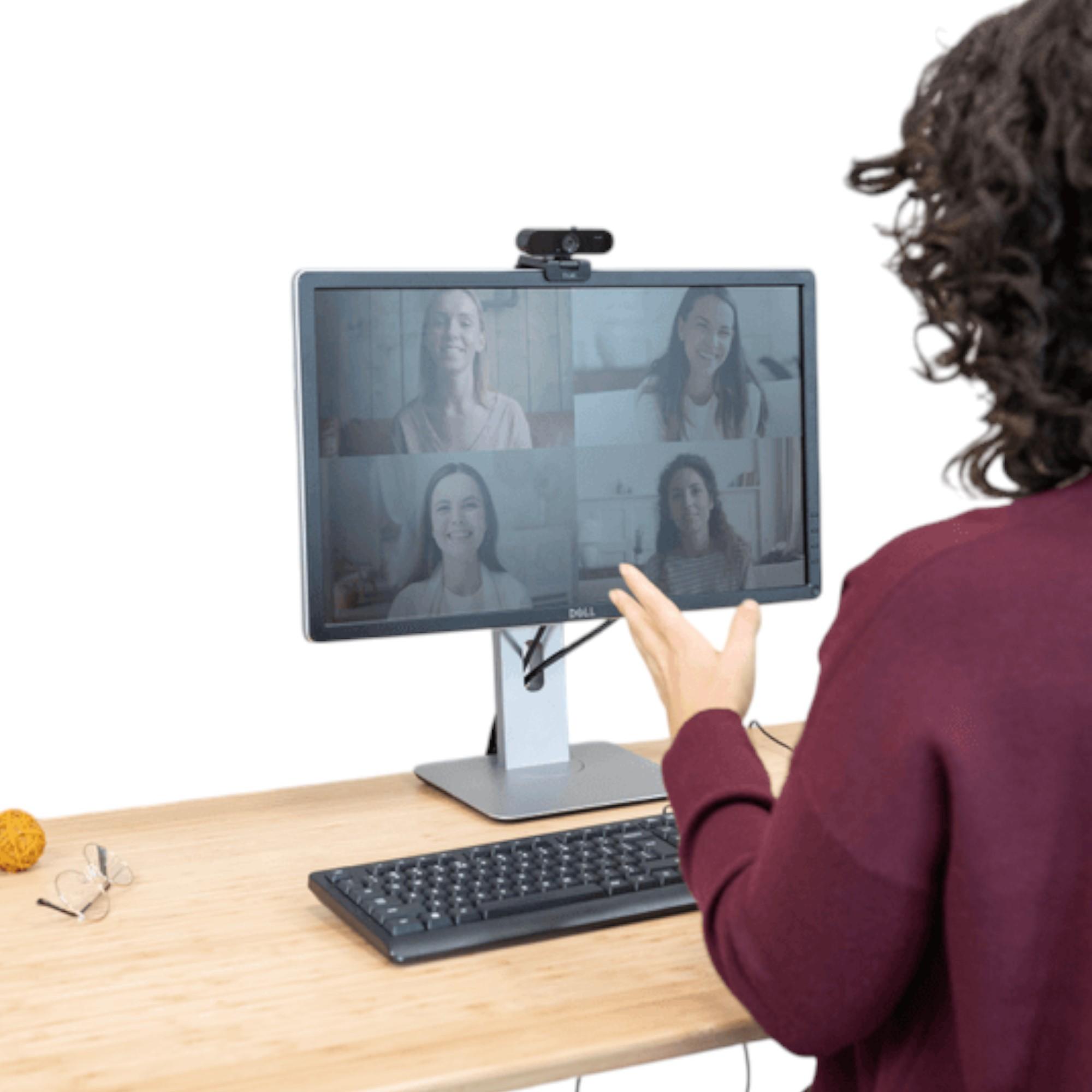 WEBCAM QHD 2K PROFESIONAL TRUST TAXON BLACK MUILTIPLATAFORMA - 7