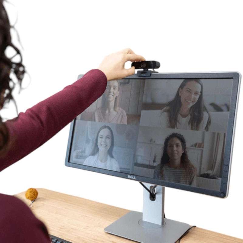 WEBCAM QHD 2K PROFESIONAL TRUST TAXON BLACK MUILTIPLATAFORMA - 9