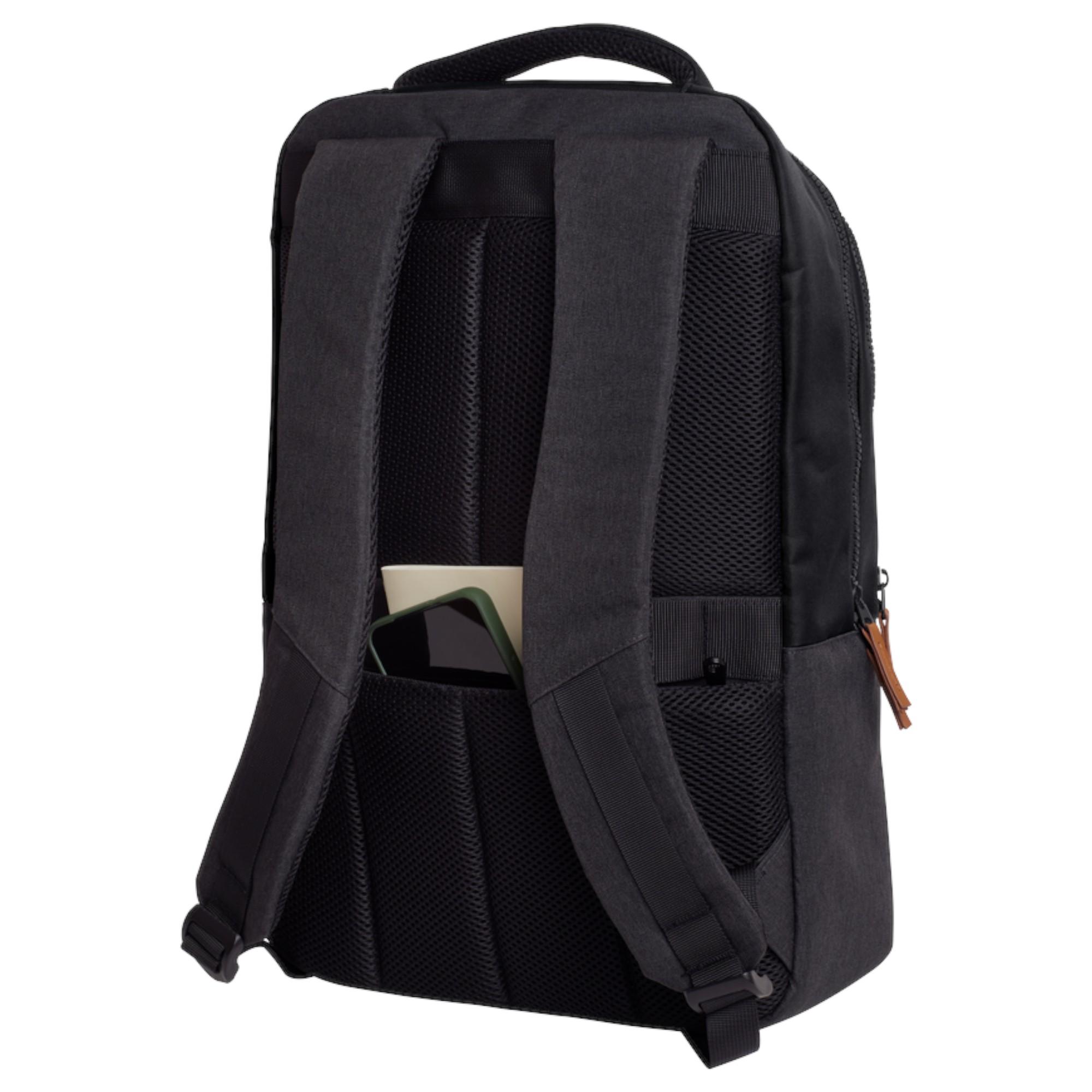 MOCHILA DE NOTEBOOK TRUST LISBOA 16' 23L ULTRA LIGERA BLACK - 3