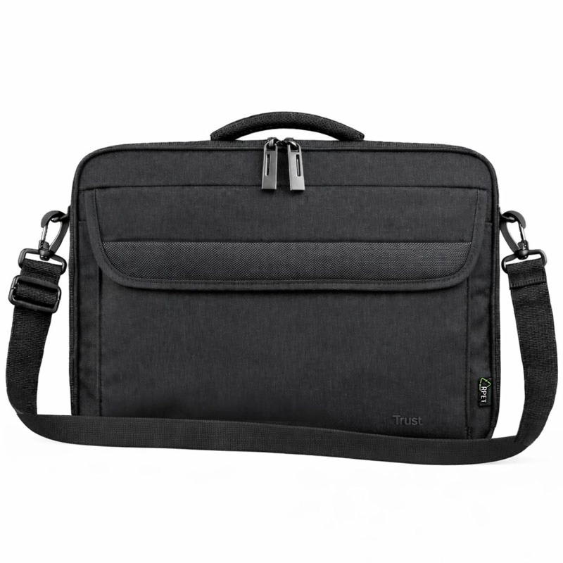 BOLSO NOTEBOOK TRUST ATLANTA 16'CON CORREA REINFORCED BLACK - 9