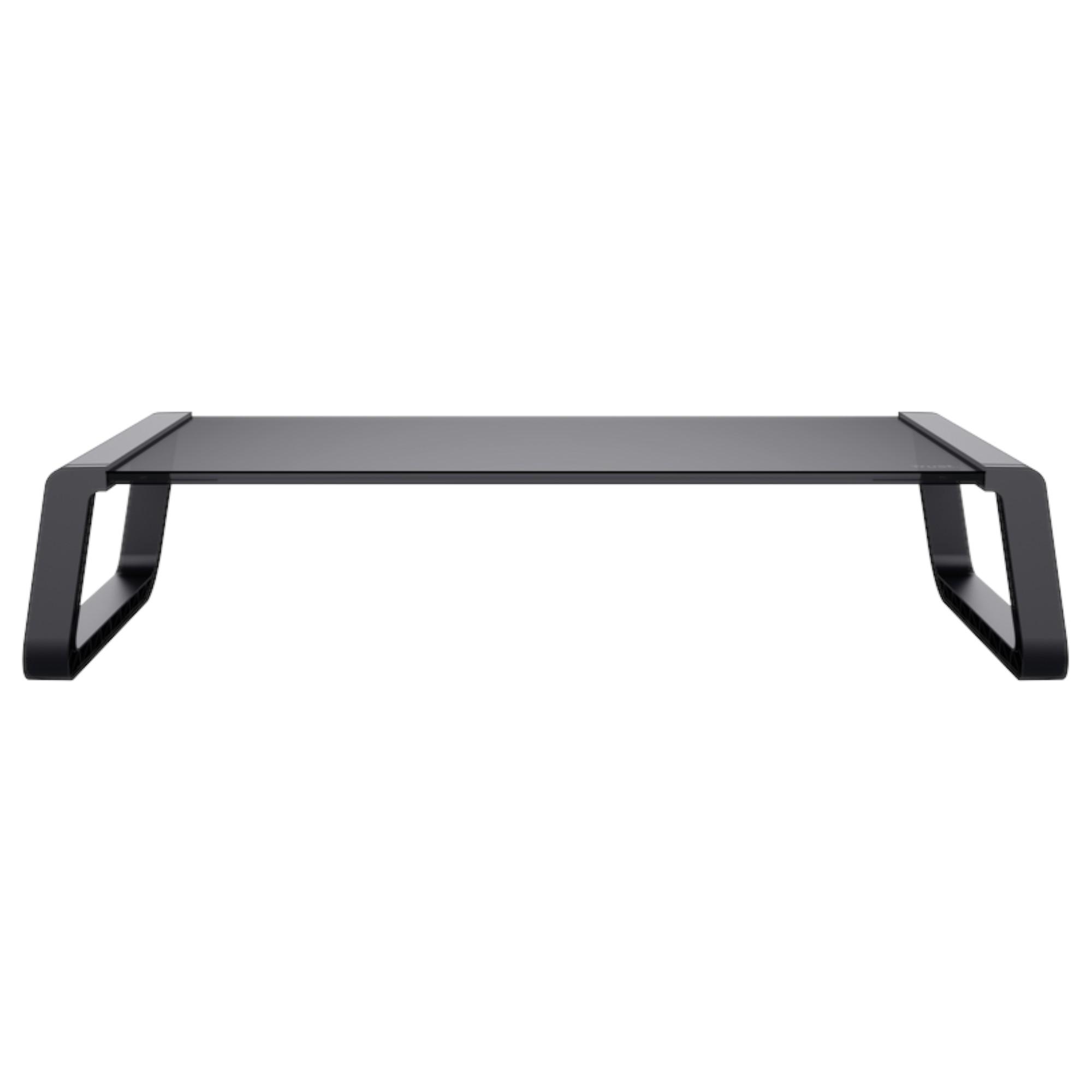 SOPORTE DE MONITOR TRUST MONTA PREMIUM TEMPERED GLASS BLACK - 3