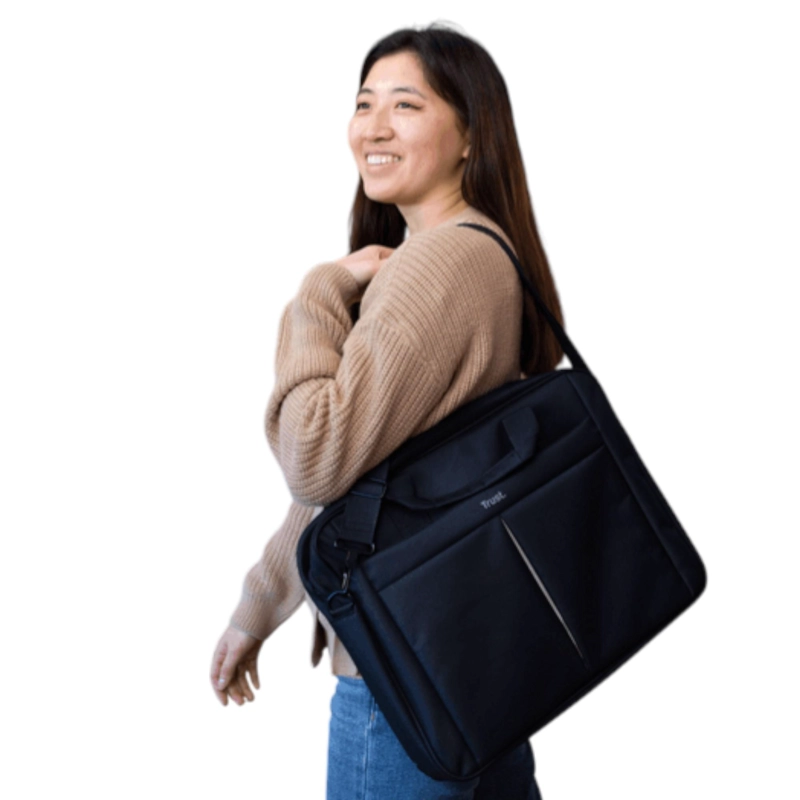 BOLSO PARA NOTEBOOK TRUST PRIMO 16' MAX ULTRA LIVIANO  BLACK - 8