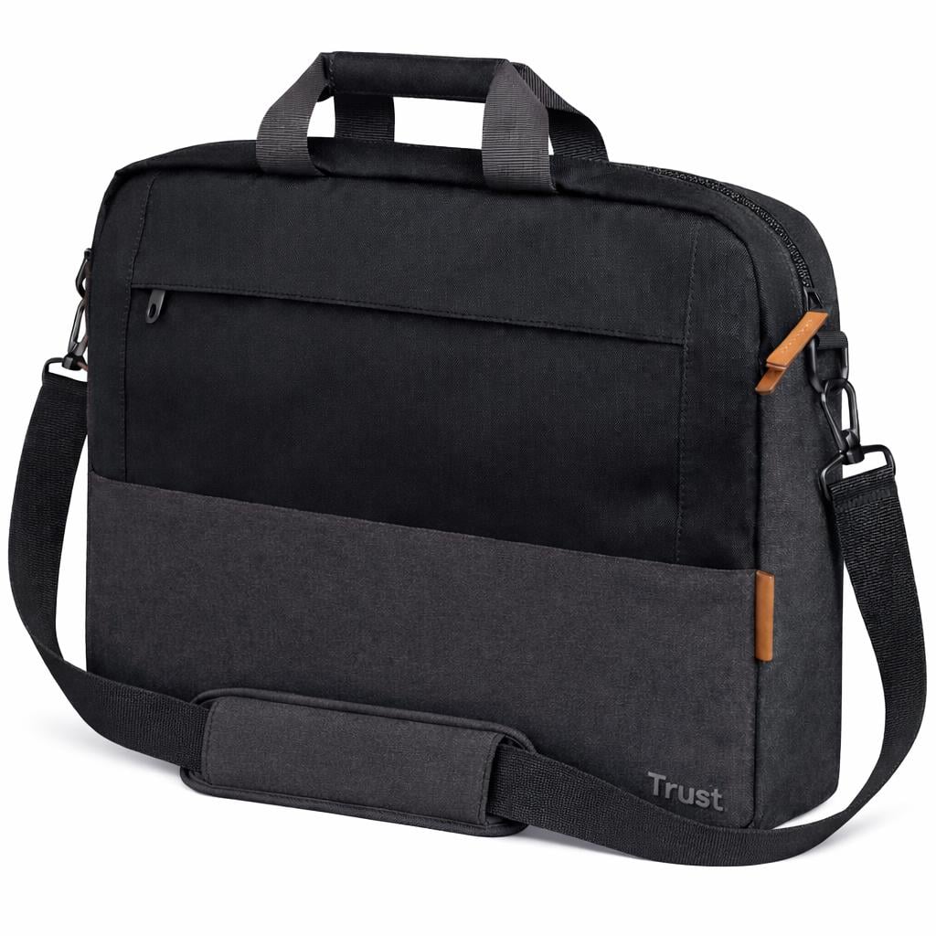 BOLSO NOTEBOOK TRUST LISBOA 16' MAX ULTRADELGADO BLACK - 1