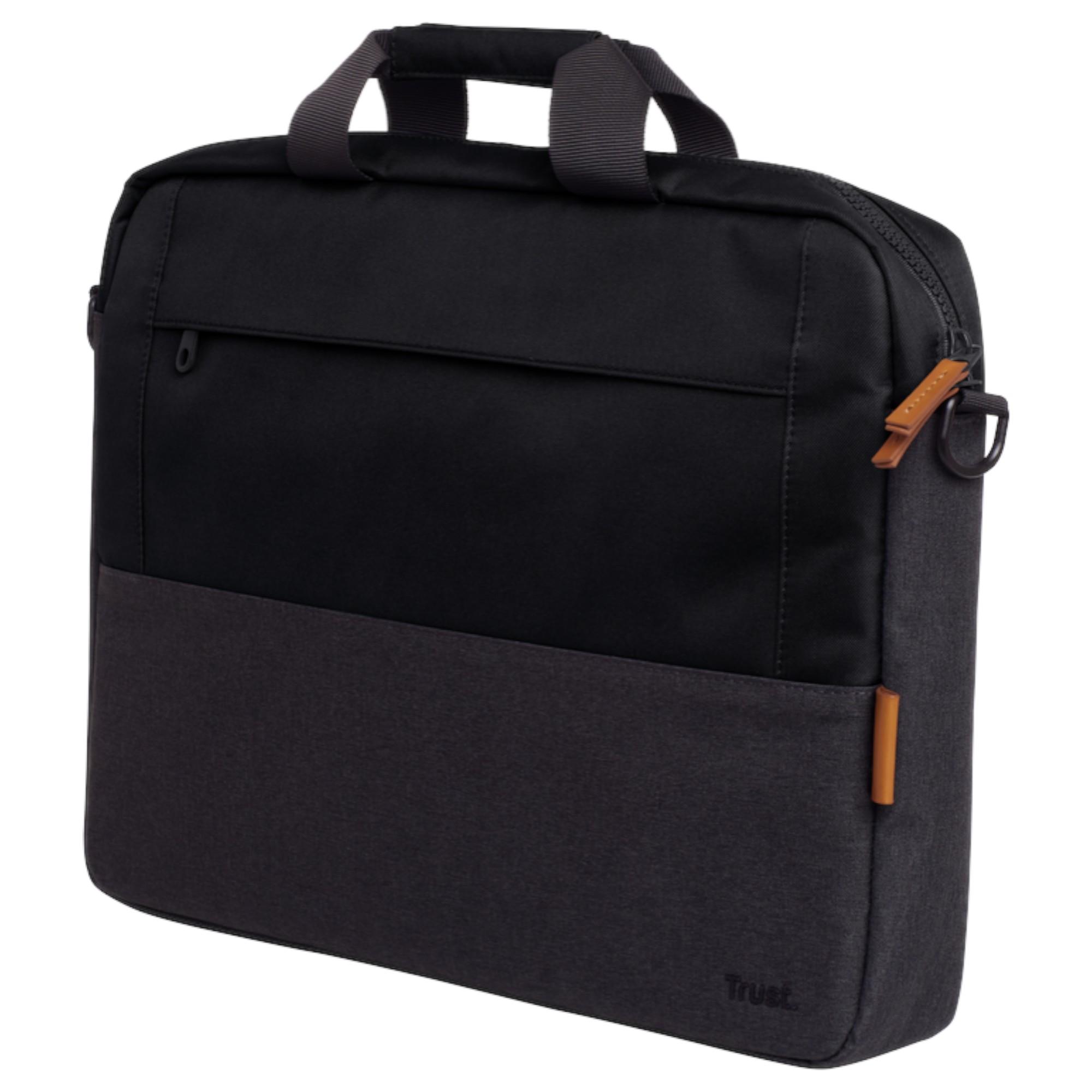 BOLSO NOTEBOOK TRUST LISBOA 16' MAX ULTRADELGADO BLACK - 4