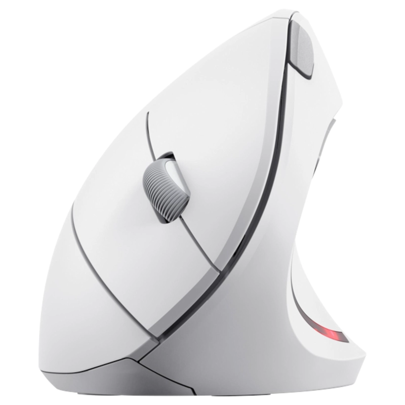 MOUSE VERTICAL INALAMBRICO ERGONOMICO TRUST VERTO WHITE - 1