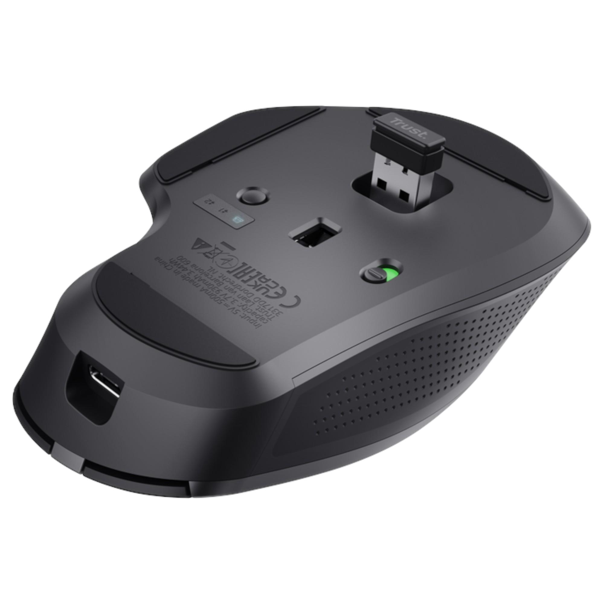 MOUSE DUAL INALAMBRICO RECARGABLE TRUST OZAA+ ENTERPRISE - 5
