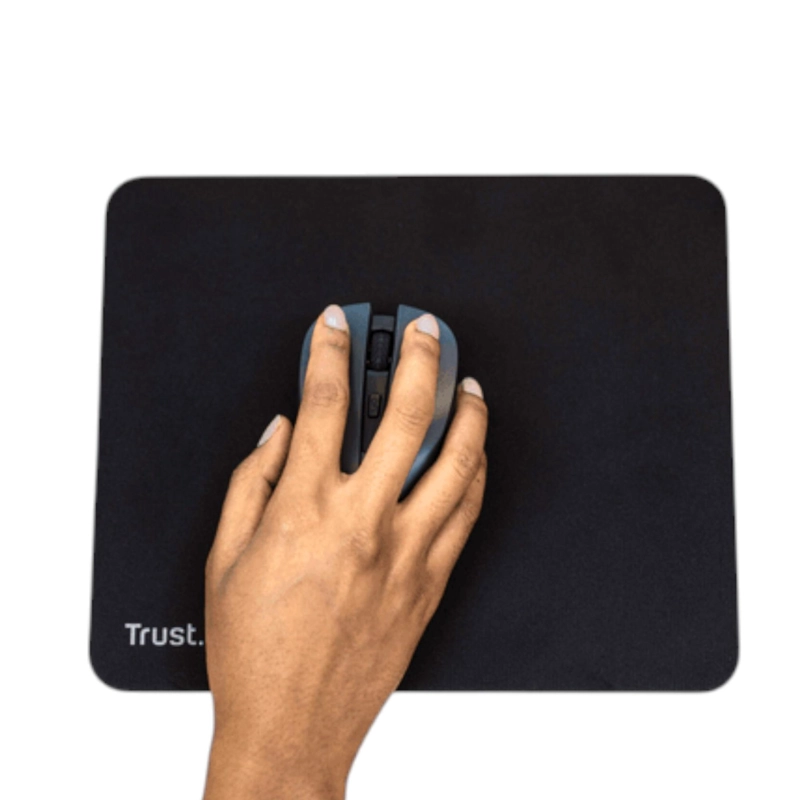 MOUSEPAD TRUST 250X210MM SUPERFICIE OPTIMIZADA ANTI-SLIP BLK - 5