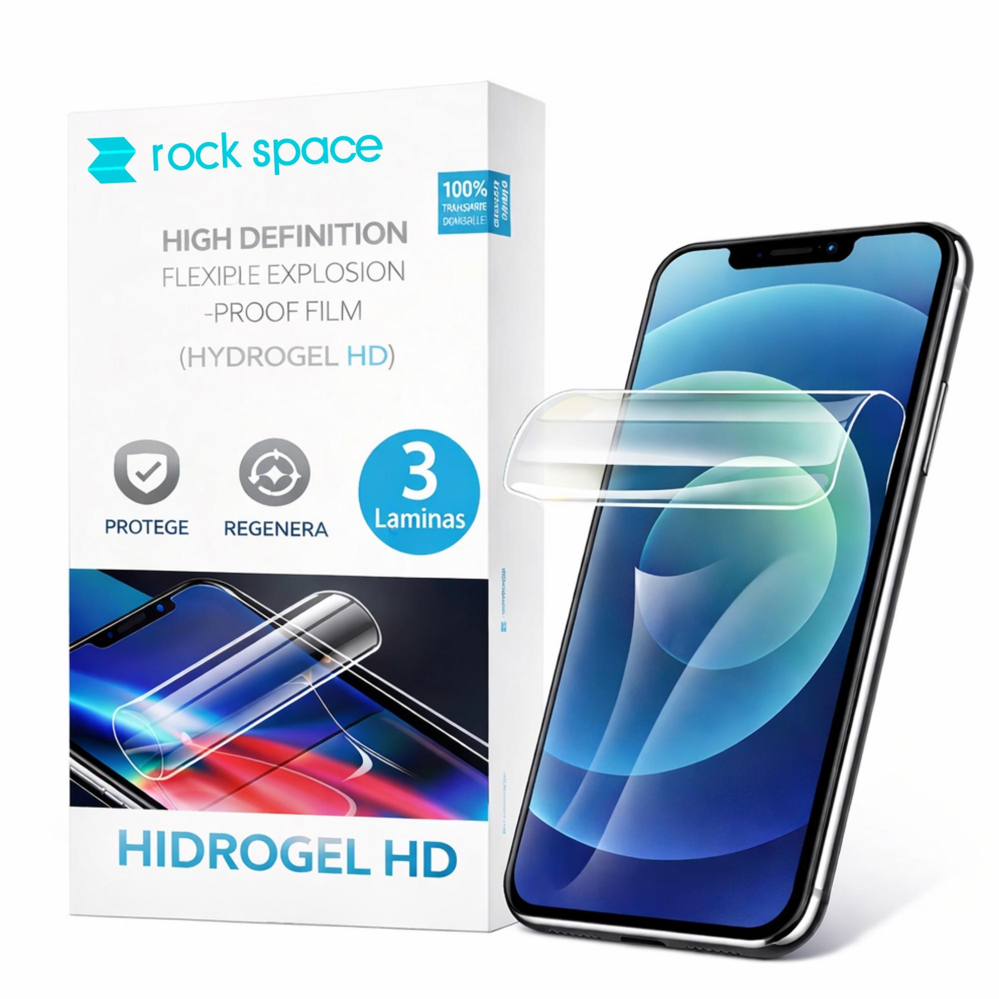 PACK 3 HIDROGEL ROCK SPACE HD PARA APPLE IPHONE 13 PRO MAX - 7