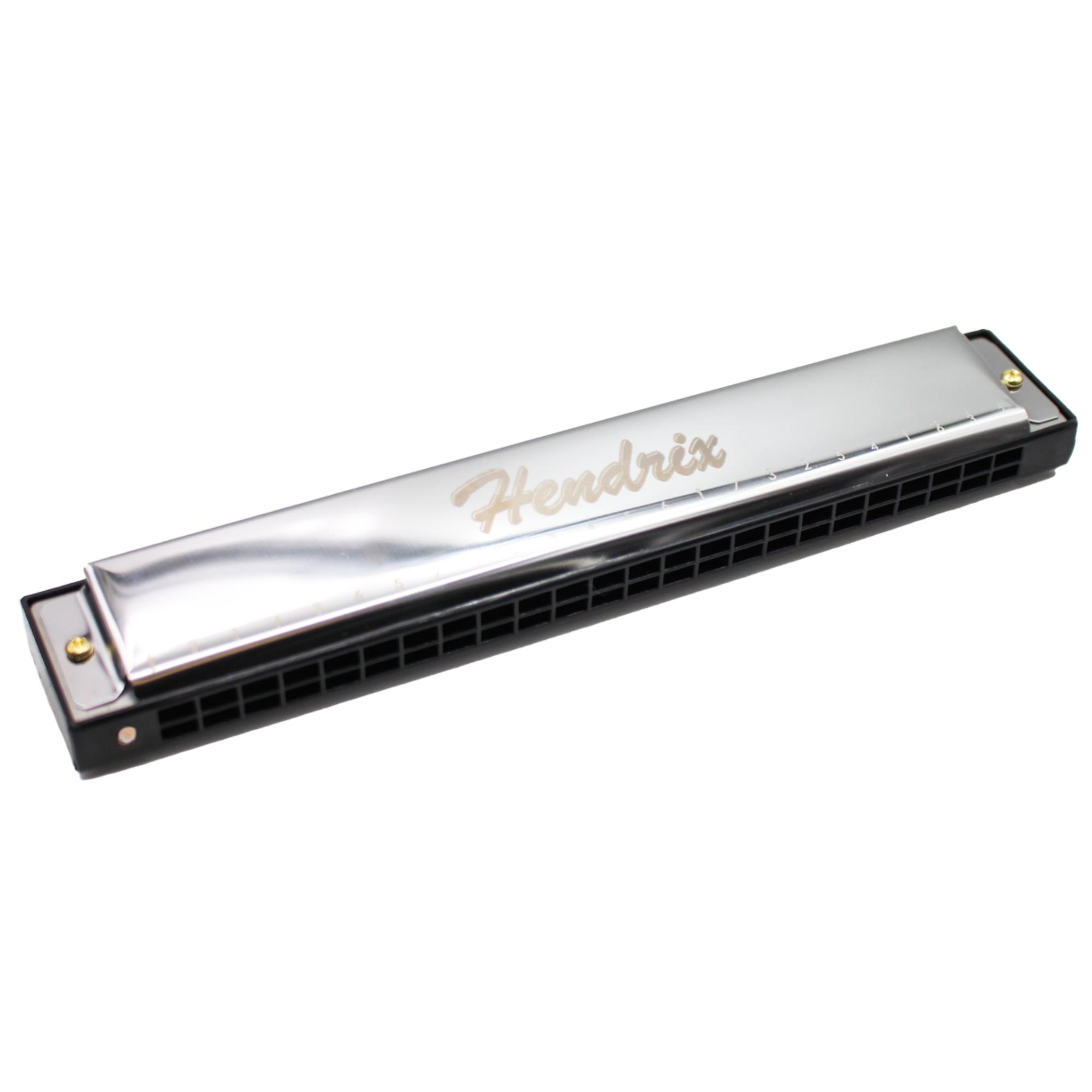 ARMONICA DE  24 NOTAS INOXIDABLE CON FUNDA - 4