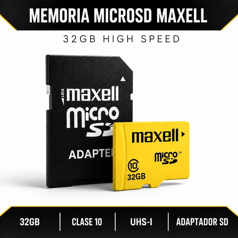 MEMORIA MICROSD MAXELL 32GB CLASE 10 HIGH SPEED UHS-1 - 7