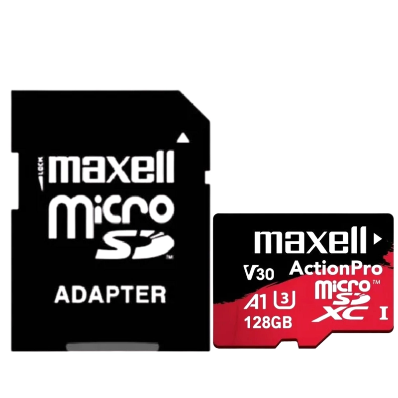 MEMORIA MICROSD MAXELL 128GB CLASE 10 ACTION PRO 8K - 3