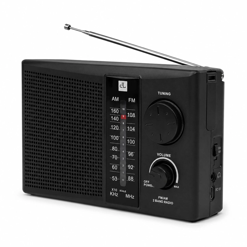 RADIO PORTATIL RECARGABLE Y A PILAS MULTIBANDAS AM/FM / SW - 3