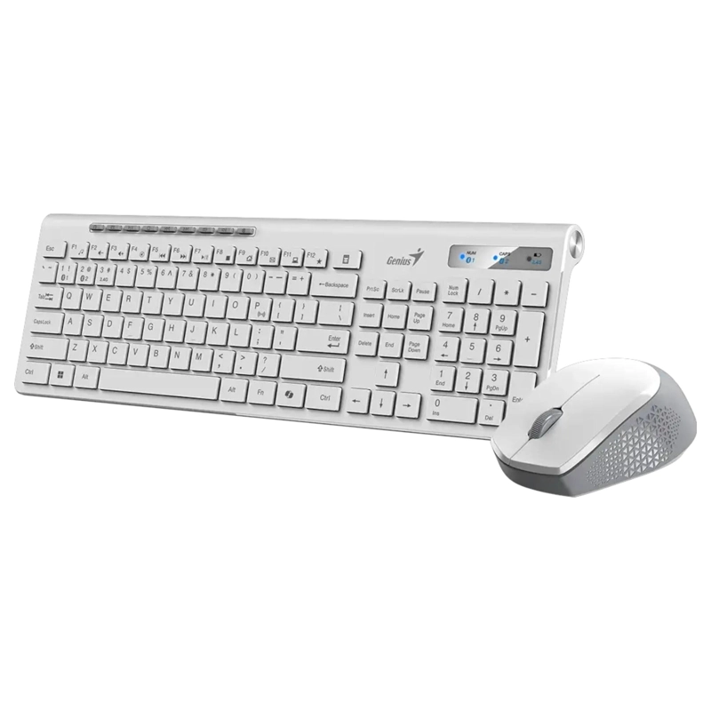 TECLADO Y MOUSE DUAL WIRELESS BLUETOOTH  + USB 2G COPILOT AI - 6