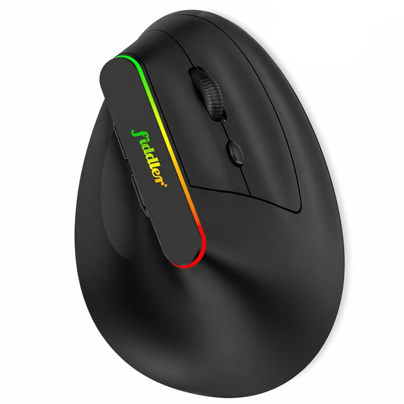MOUSE VERTICAL ERGONOMICO DUAL WIRELESS BLUETOOTH RECARGABLE - 2