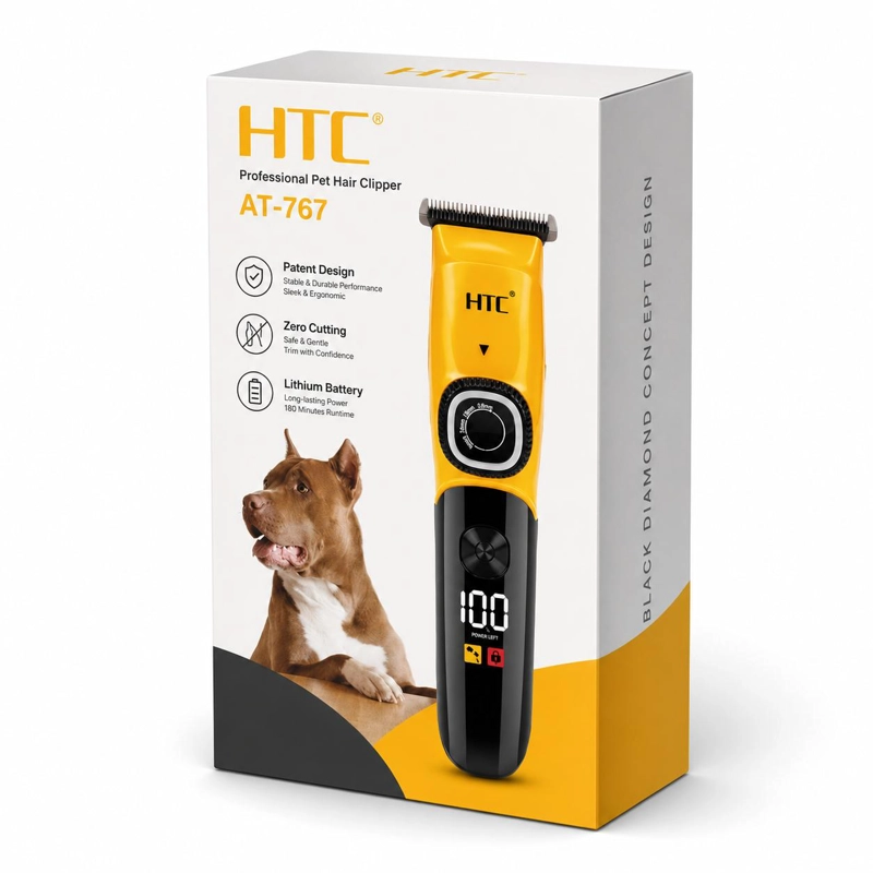 CORTADORA DE PELO PARA MASCOTAS USB RECARGABLE CABEZAL INOX - 8