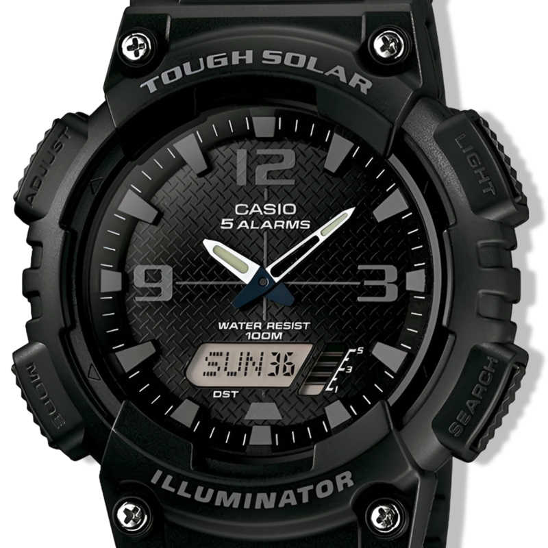 RELOJ CASIO SOLAR DE HOMBRE AQ-S810W-1A2VDF SPORT LINE BLACK - 2