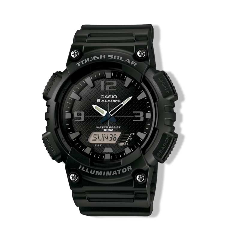 RELOJ CASIO SOLAR DE HOMBRE AQ-S810W-1A2VDF SPORT LINE BLACK - 3