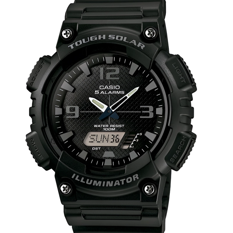 RELOJ CASIO SOLAR DE HOMBRE AQ-S810W-1A2VDF SPORT LINE BLACK - 4