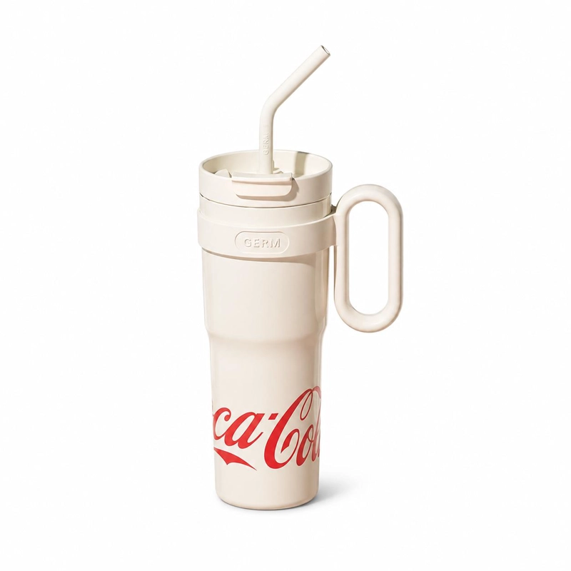 VASO TE RMICO GERM COCA-COLA 1100ML WHITE ACERO INOXIDABLE - 3