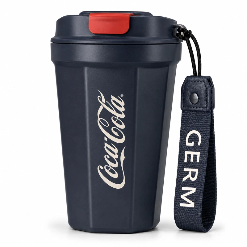 VASO TERMICO MUG GERM COCA-COLA ACERO INOXIDABLE 390ML NAVY - 1