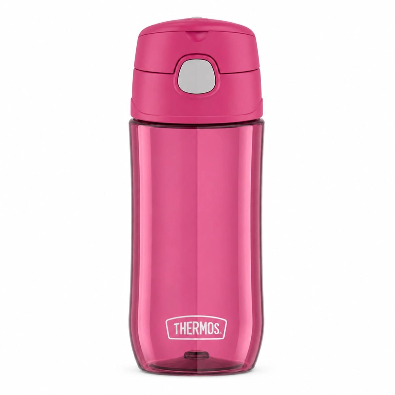 BOTELLA DE HIDRATACION DEPORTIVA THERMOS TRITAN 470ML ROSA - 1