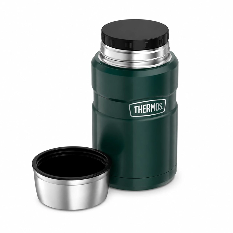 TERMO DE COMIDA PREMIUM INOX THERMOS KING  700ML VERDE - 3