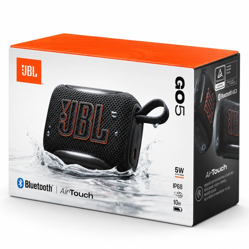 PARLANTE BLUETOOTH JBL GO 5 WATERPROOF BLACK 10HRS/5W - 9