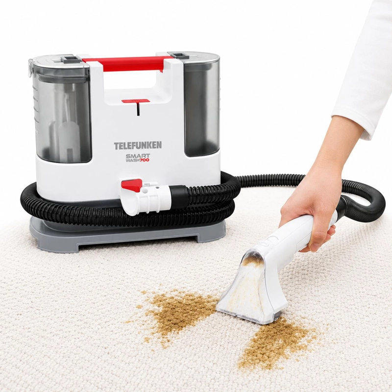 ASPIRADORA LIMPIA TAPIZ TELEFUNKEN SMART WASH 700W MULTIUSOS - 9