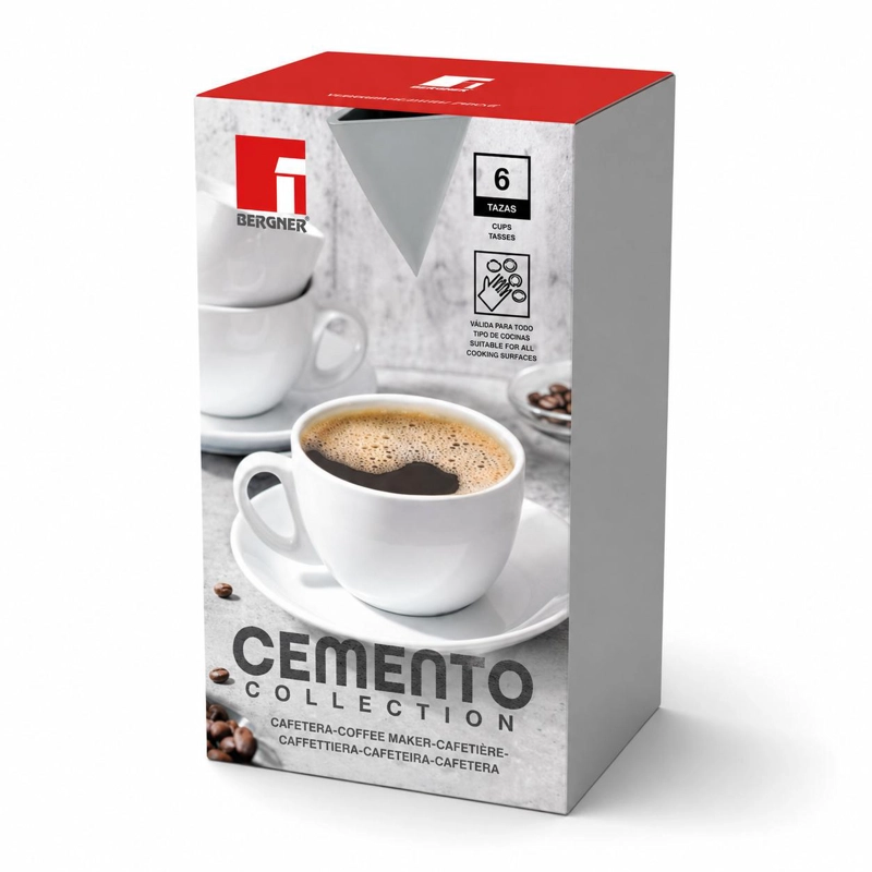 CAFETERA ITALIANA BERGNER PREMIUM DESMONTABLE 480ML - 7
