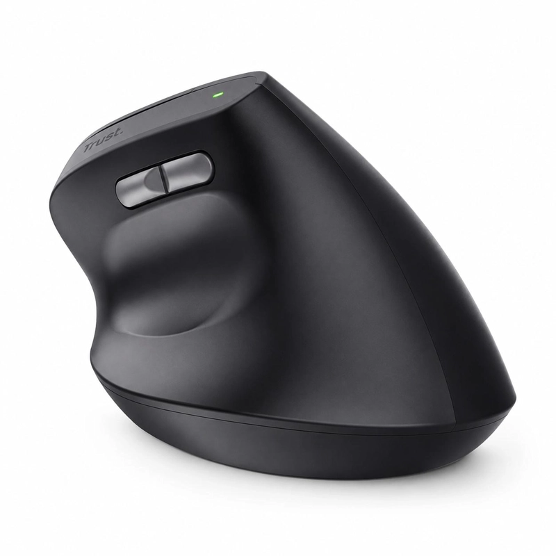 MOUSE VERTICAL INALAMBRICO TRUST BAYO II RECARGABLE ERGONOMICO - 2