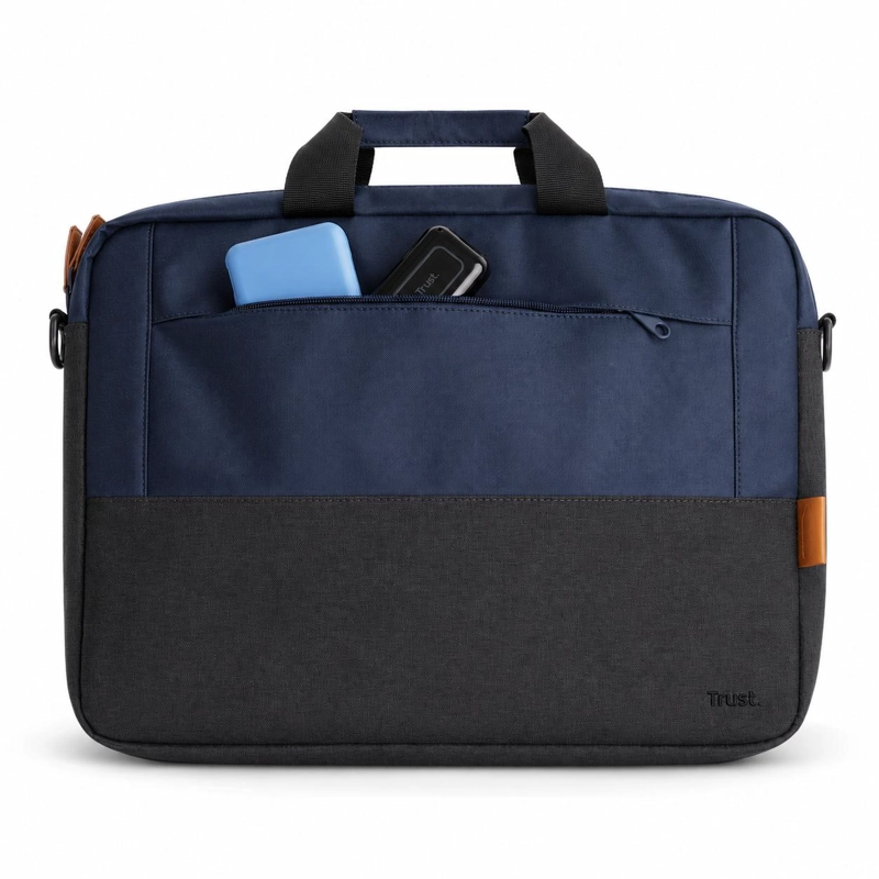 BOLSO NOTEBOOK TRUST LISBOA 16'ULTRA DELGADO NAVY PREMIUM - 4