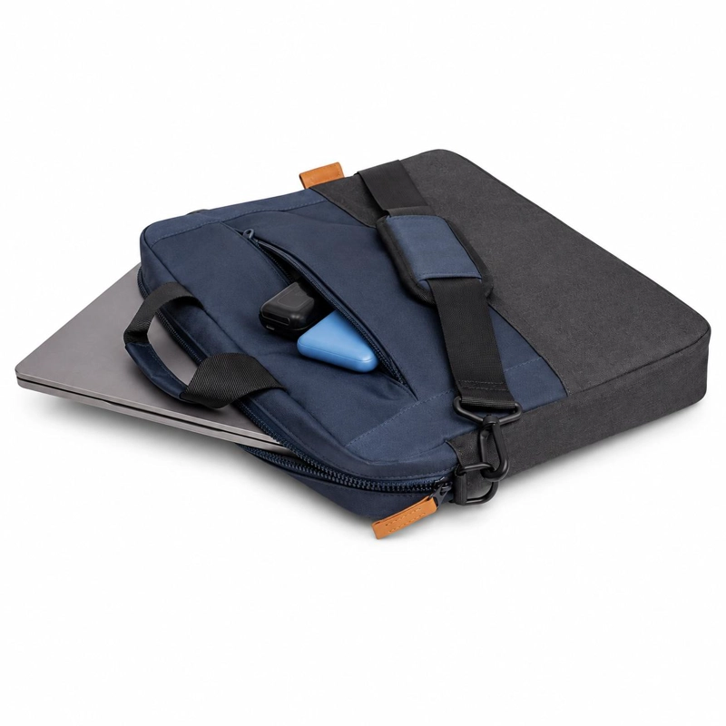 BOLSO NOTEBOOK TRUST LISBOA 16'ULTRA DELGADO NAVY PREMIUM - 6