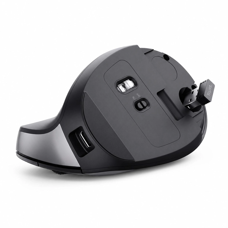 MOUSE VERTICAL  INALAMBRICO TRUST TM-270 RECARGABLE ERGOCERT - 4