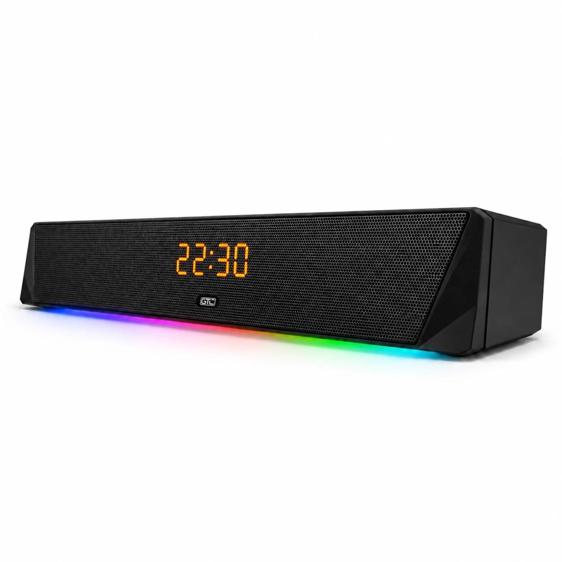 BARRA DE SONIDO INALAMBRICA BLUETOOTH RGB RECARGABLE - 1