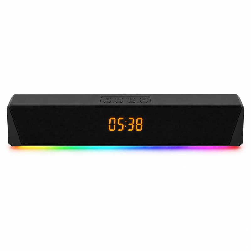 BARRA DE SONIDO INALAMBRICA BLUETOOTH RGB RECARGABLE - 2