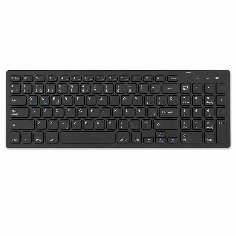 TECLADO INALAMBRICO BLUETOOTH ULTRA SLIM  MULTIPLATAFORMAS - 4