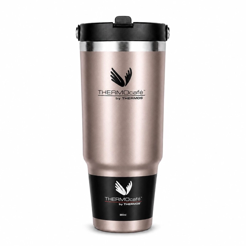 VASO TE RMICO MUG INOX PARA LIQUIDOS FRIOS 880ML ROSE GOLD - 2