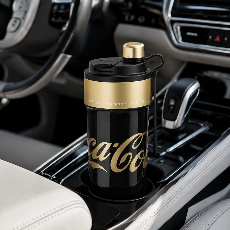 VASO TE RMICO MUG GERM COCA-COLA ACERO INOXIDABLE 650ML BLACK - 5