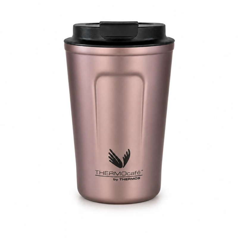 VASO TERMICO MUG THERMOS ROSE GOLD  ACERO INOXIDABLE 350ML - 3