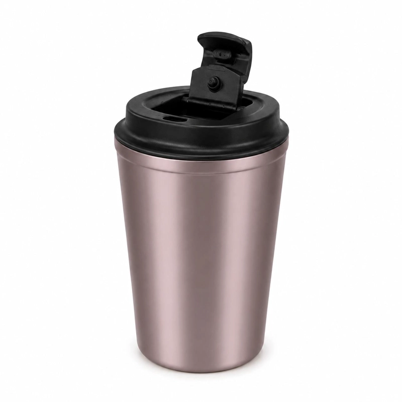 VASO TERMICO MUG THERMOS ROSE GOLD  ACERO INOXIDABLE 350ML - 7