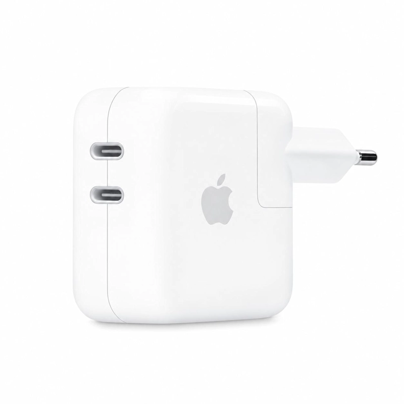 CARGADOR APPLE DUAL USB-C 35W WHITE EDITION - 4