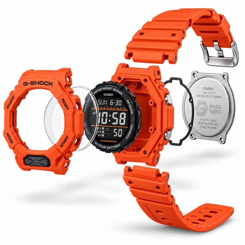 RELOJ DEPORTIVO G-SHOCK GD-010-4DR - 7