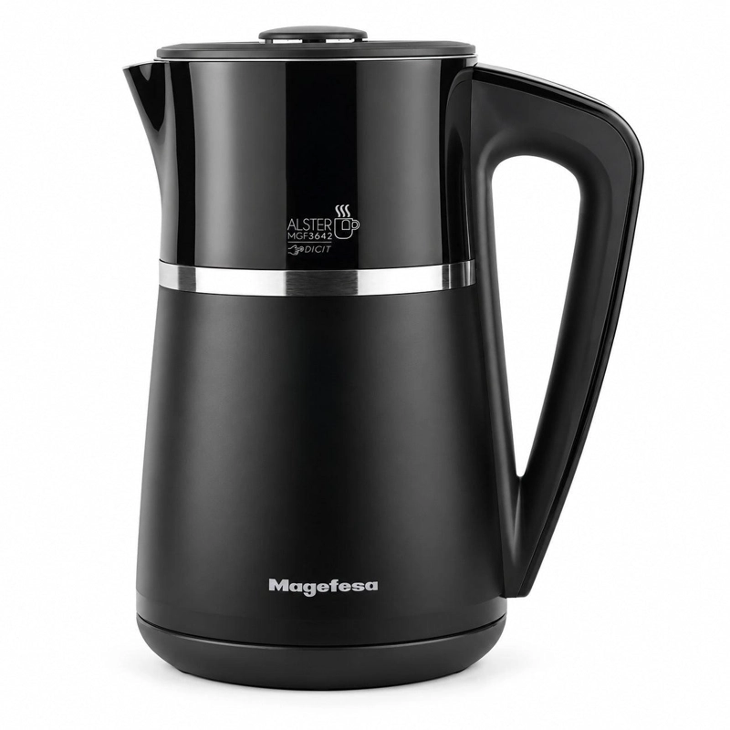 HERVIDOR ELE CTRICO 1.7L INOX 2200W CON TEMPERATURA AJUSTABLE - 1