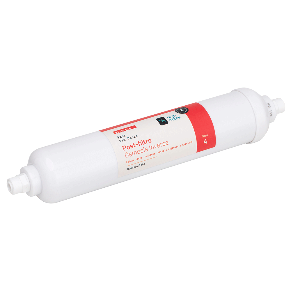 FILTRO VIGAHOME POST CARBÓN OSMOSIS INVERSA. CUARTA ETAPA - 2