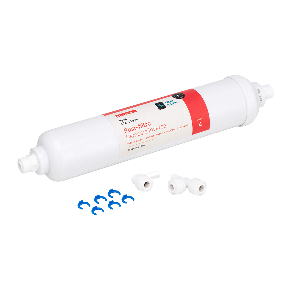 FILTRO VIGAHOME POST CARBÓN OSMOSIS INVERSA. CUARTA ETAPA - 5