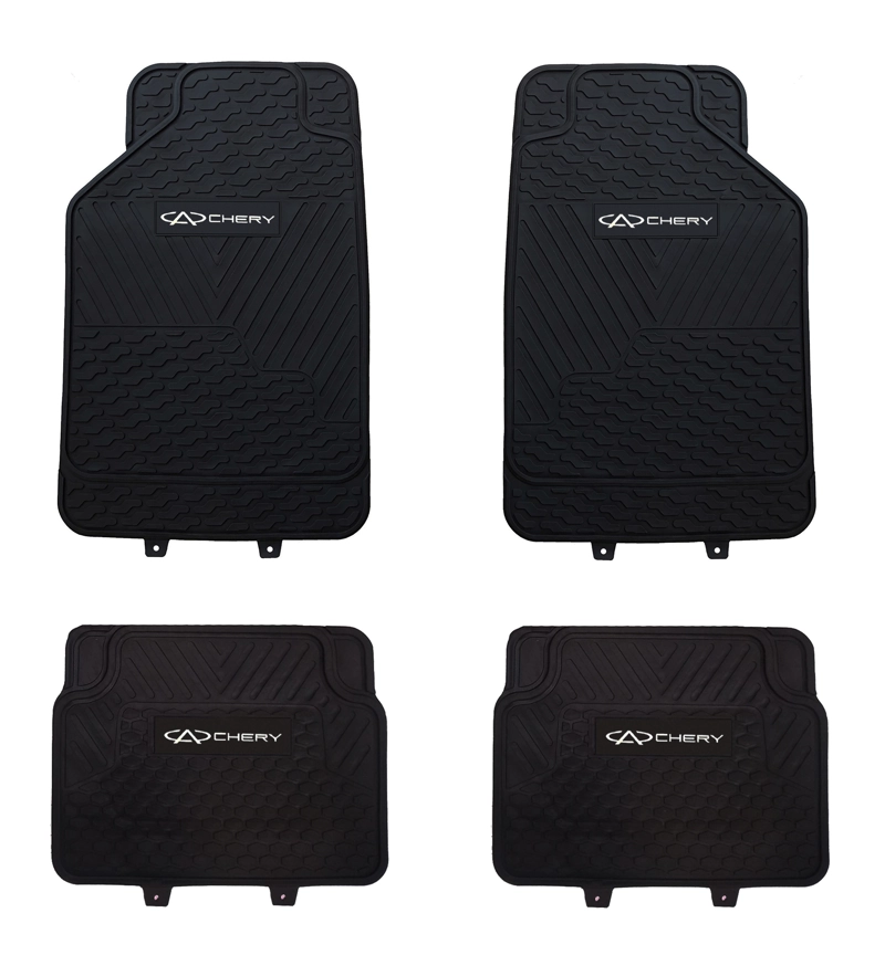 PISOS DE GOMA MARCA CHERY PARA VEHICULOS 4 PIEZAS - 1